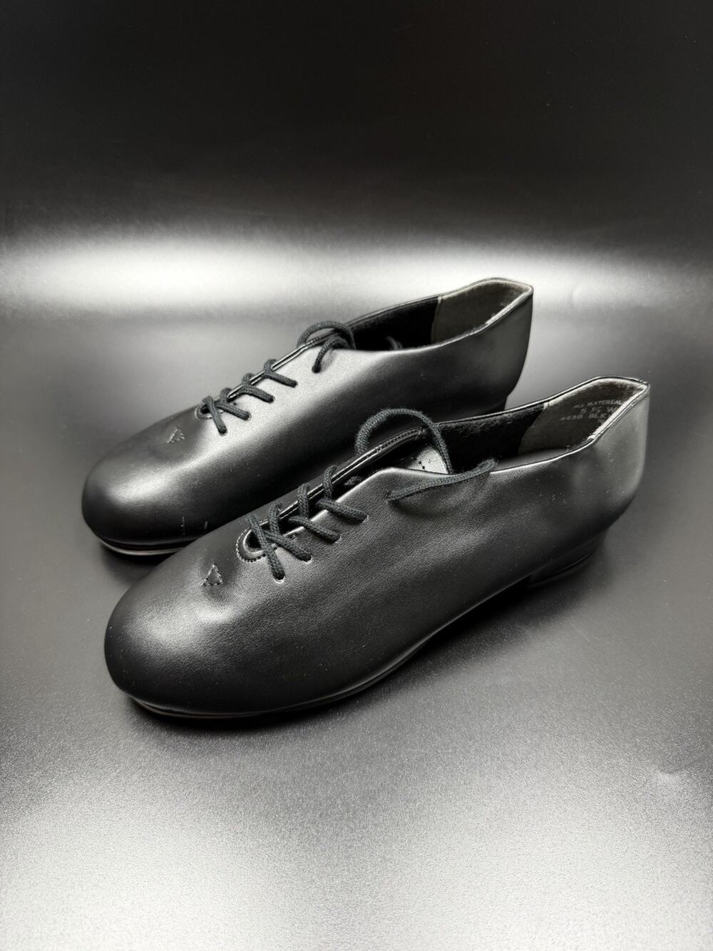 Capezio Tic Tap Toe Child Black Tap Dance Shoes Size 5.5